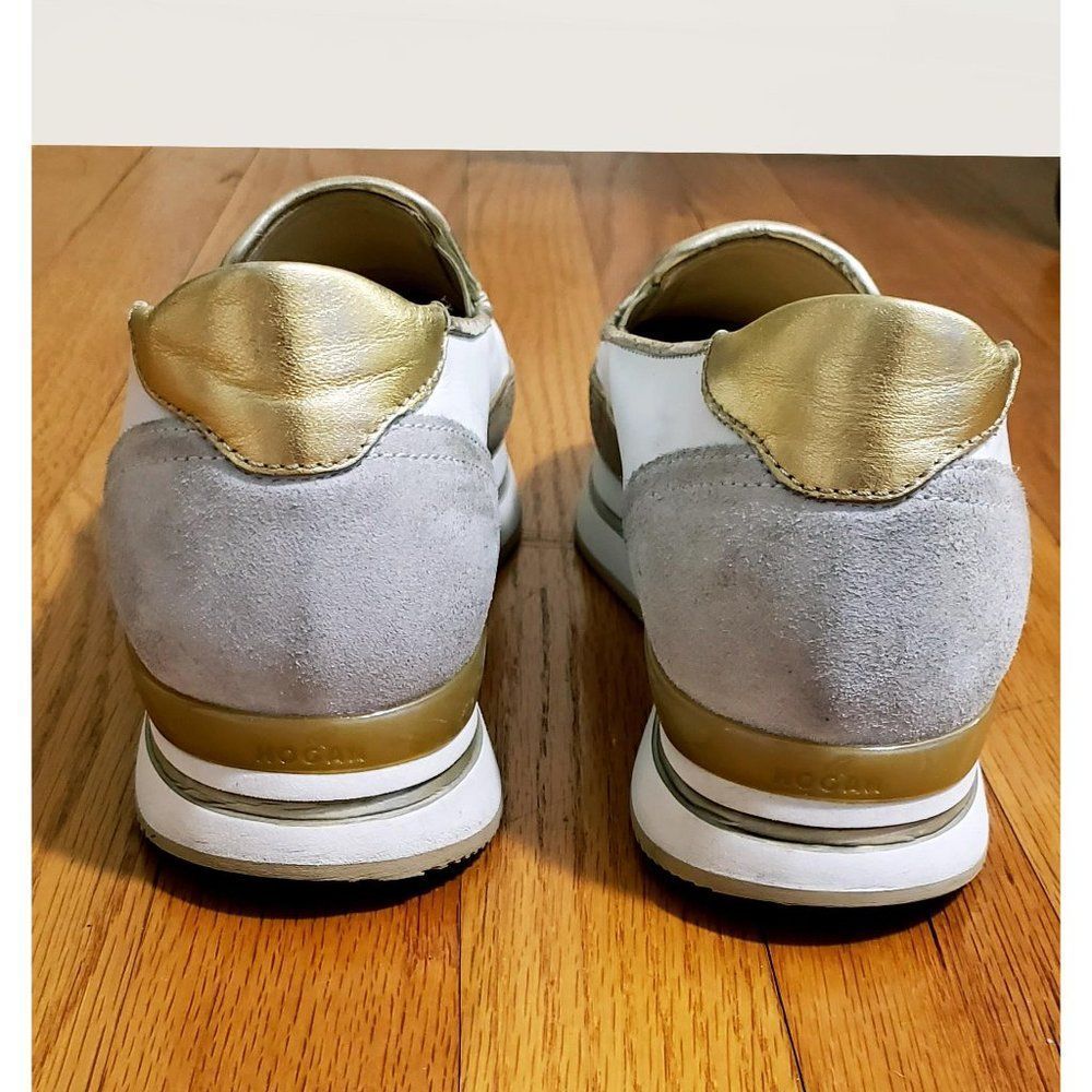 Hogan Gold Trim Sneakers - Picture 10 of 14